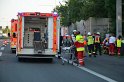 Einsatz BF Koeln Klimaanlage Reisebus defekt A 3 Rich Koeln hoehe Leverkusen P090